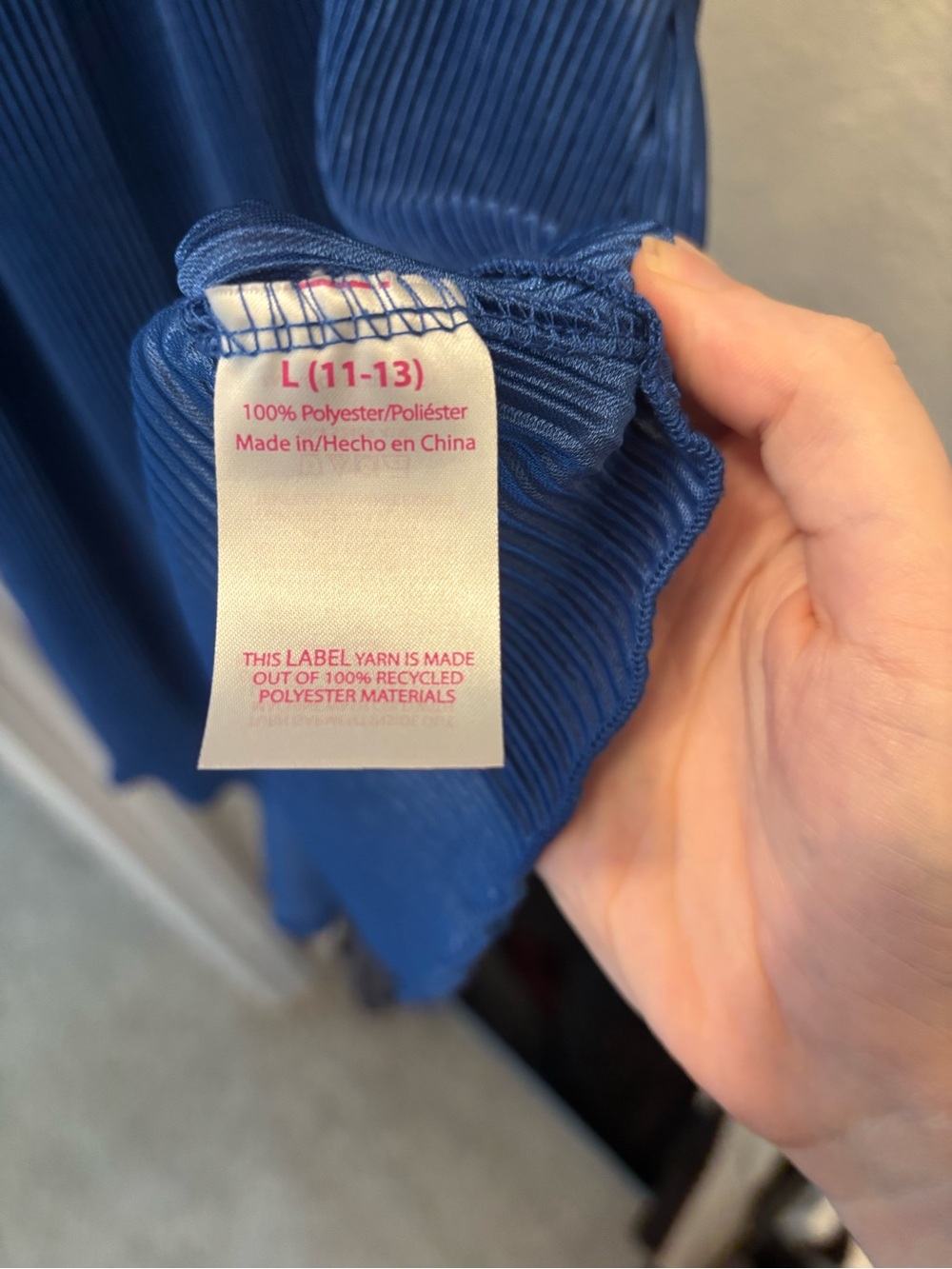 High Neck Blue Halter Top - Picture 5 of 6